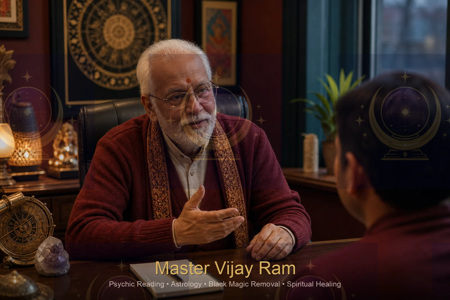 Birth chart reader near me consultation with Master Vijay Ram in Kitchener