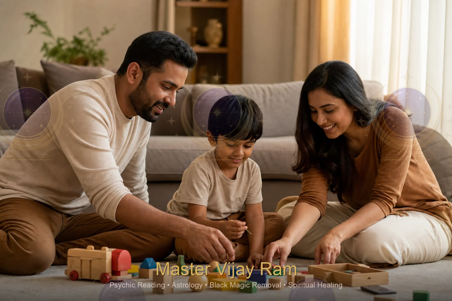 Family home life, protect children black magic guidance from Master Vijay Ram