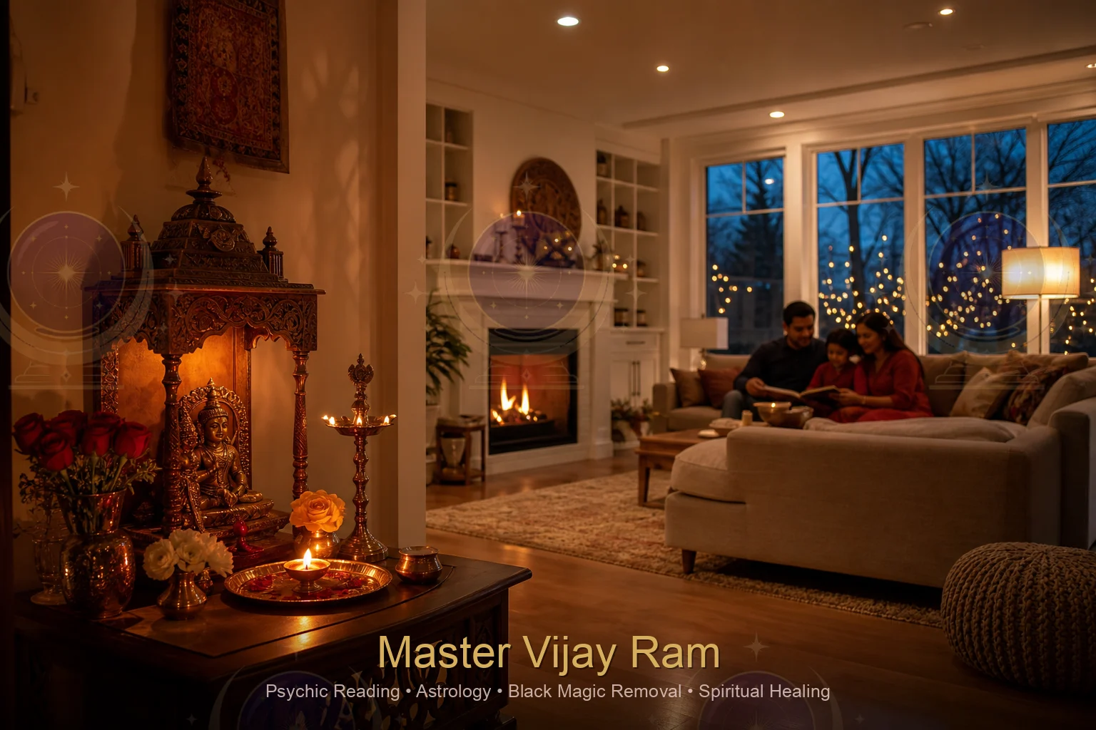 Peaceful home protected through spiritual guidance from Master Vijay Ram