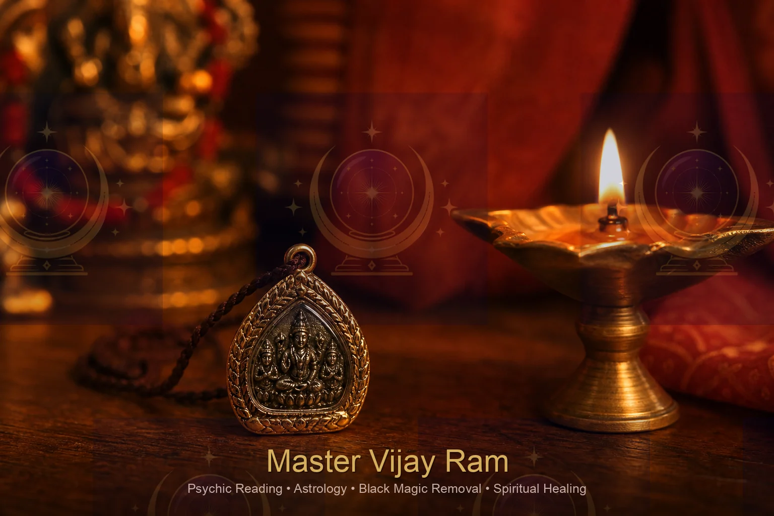 Protective amulet used in spiritual protection guidance by Master Vijay Ram