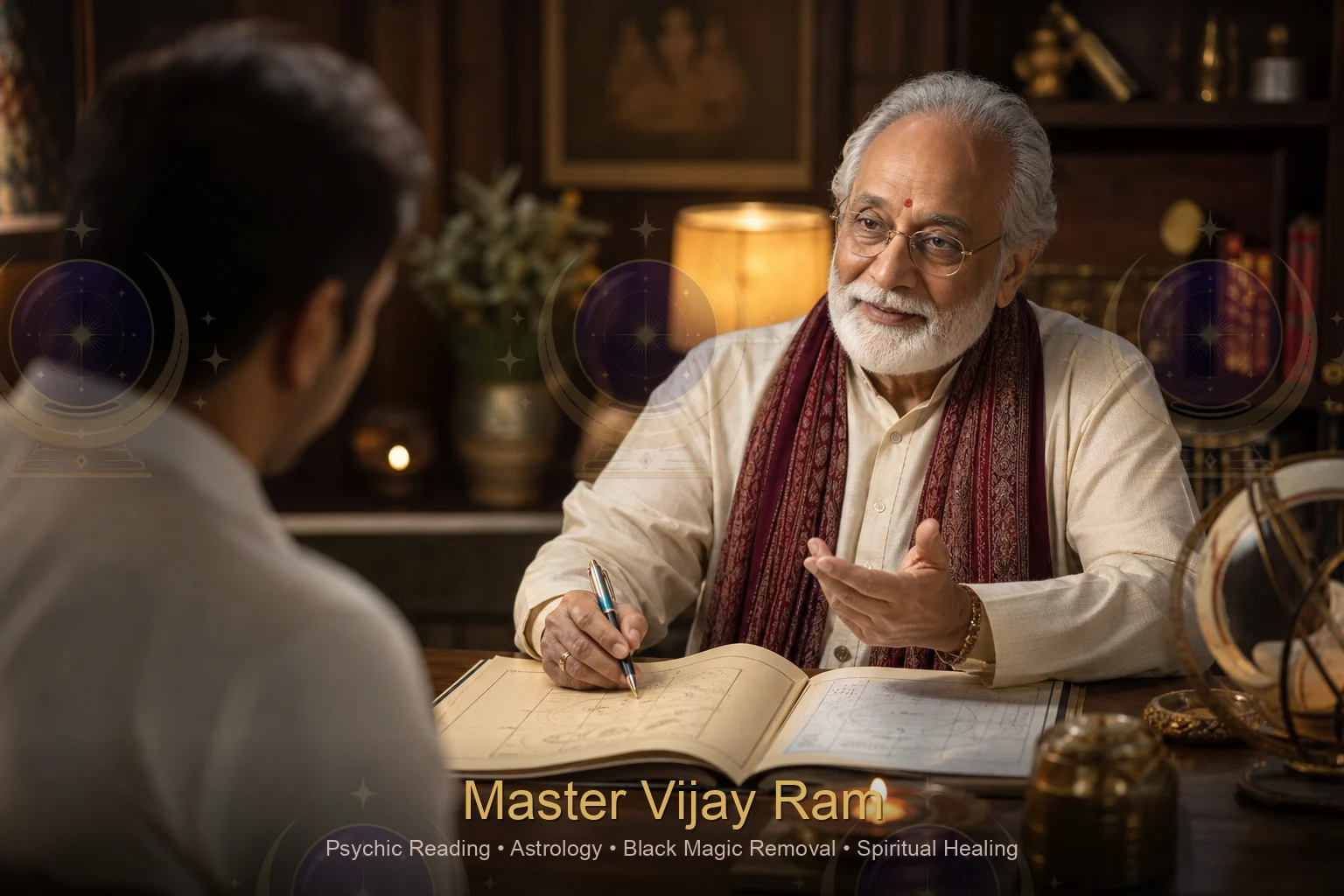 Consultation session with Master Vijay Ram about relationship timing