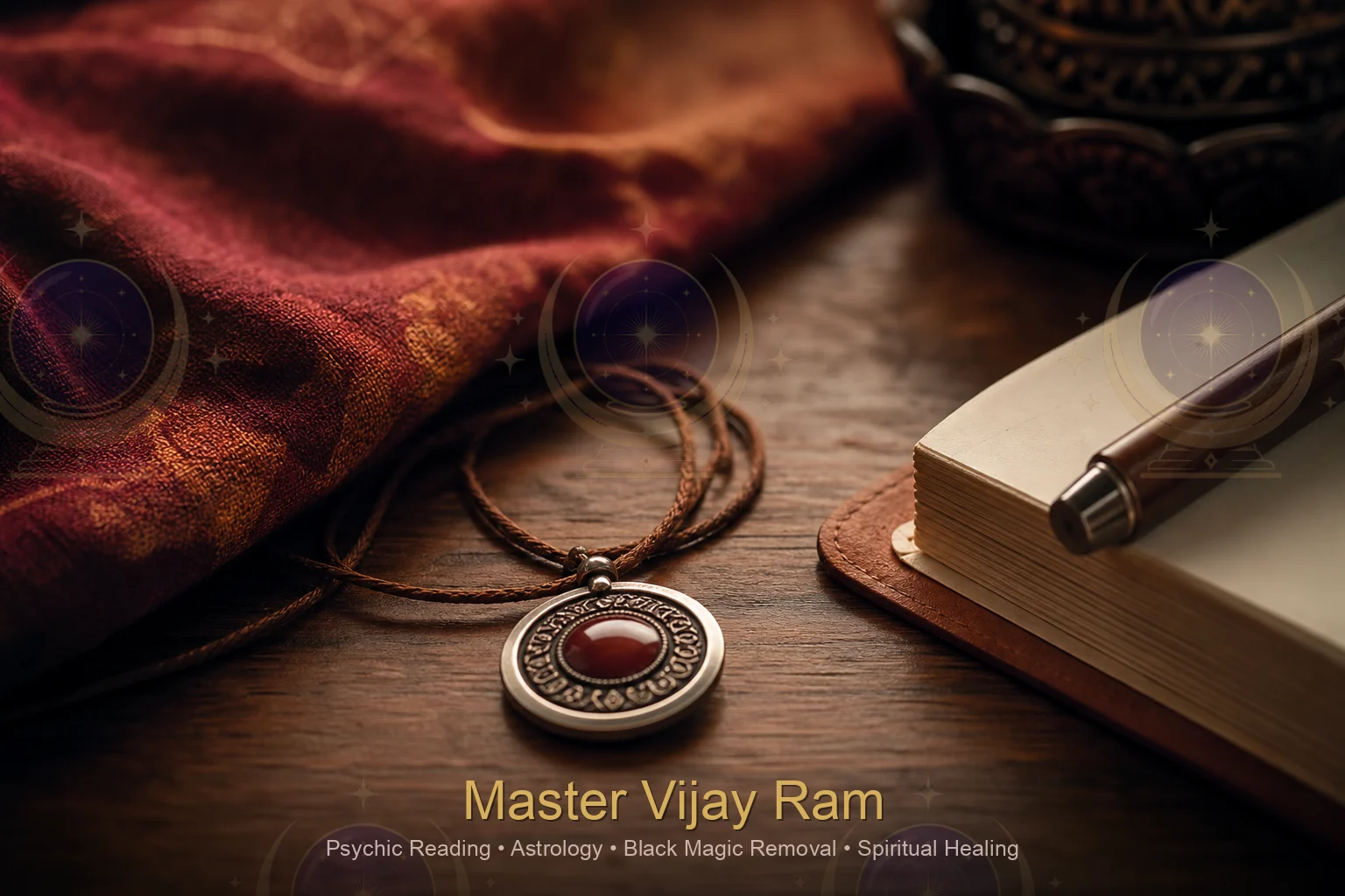 Protective amulet for spiritual protection at work, Master Vijay Ram